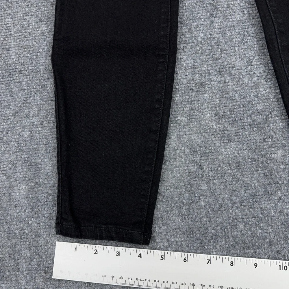 Spanx EveryWear Ankle Skinny Jeans Womens S Black‎ Pull-On High Rise 20278R